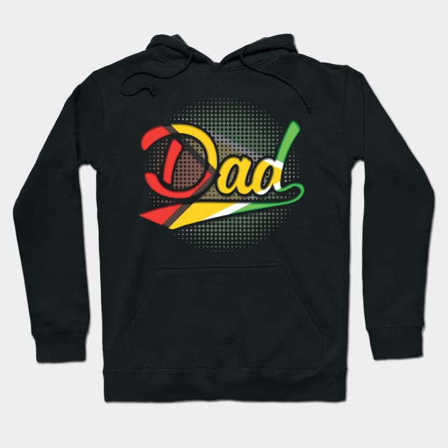 Guyanese Dad - Gift for Guyanese From Guyana Hoodie by Country Flags